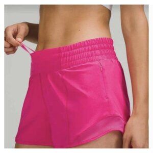 lululemon high rise 4inch Hotty Hots size 8